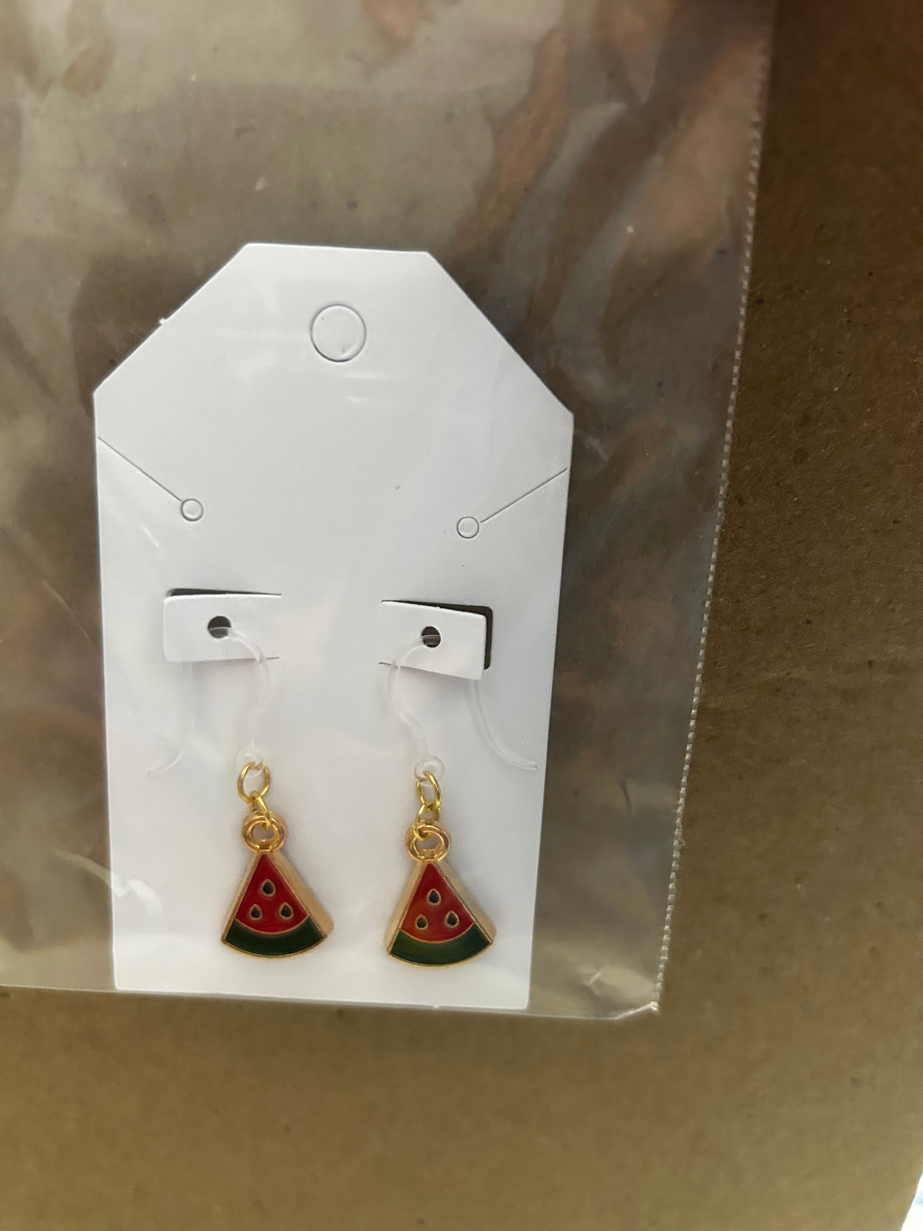 Watermelon Earrings