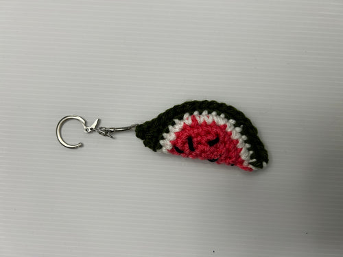 Crochet watermelon slice