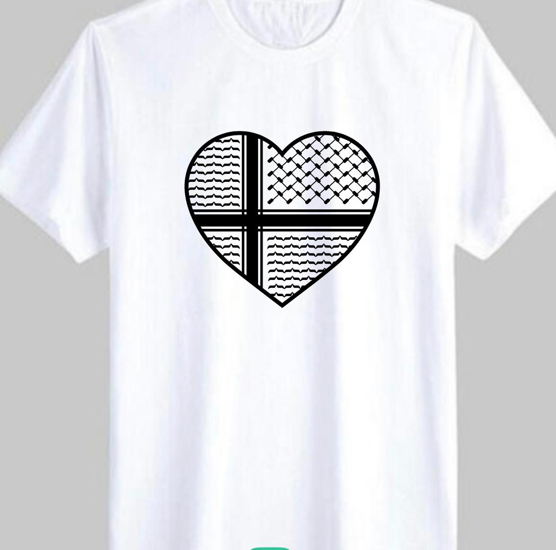 Keffiyeh heart shirt